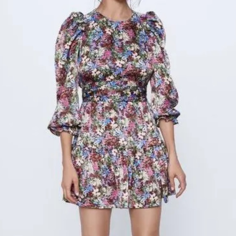 NWT ZARA Floral Dress